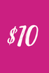 White dollar sign and number &