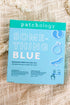 Patchology Something Blue wedding prep eye gel kit packaging on a textured beige background