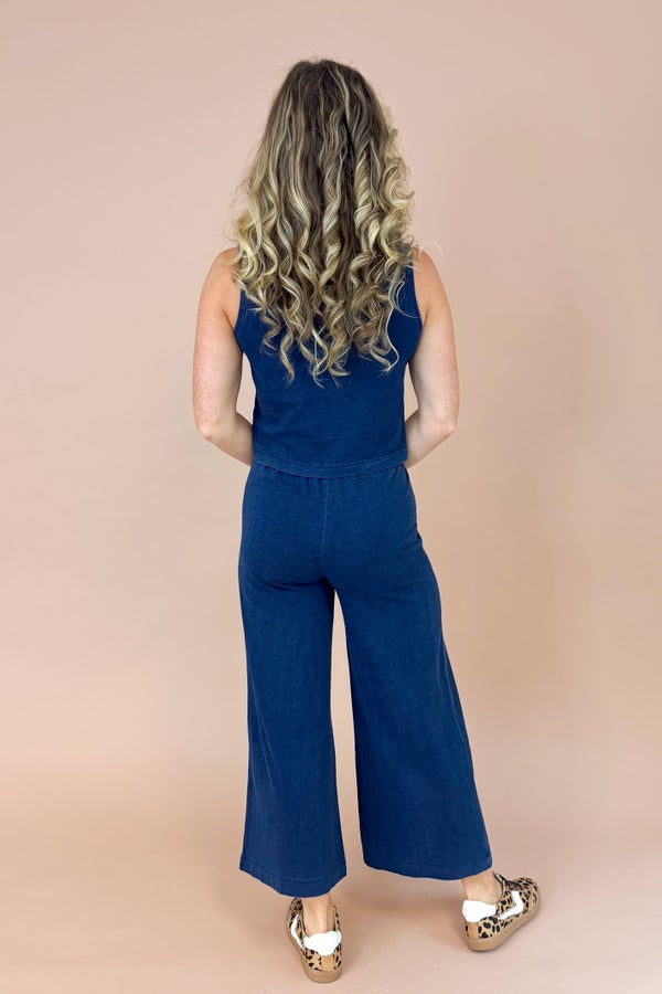 Scout Jersey Denim Pants In Indigo by Z Supply