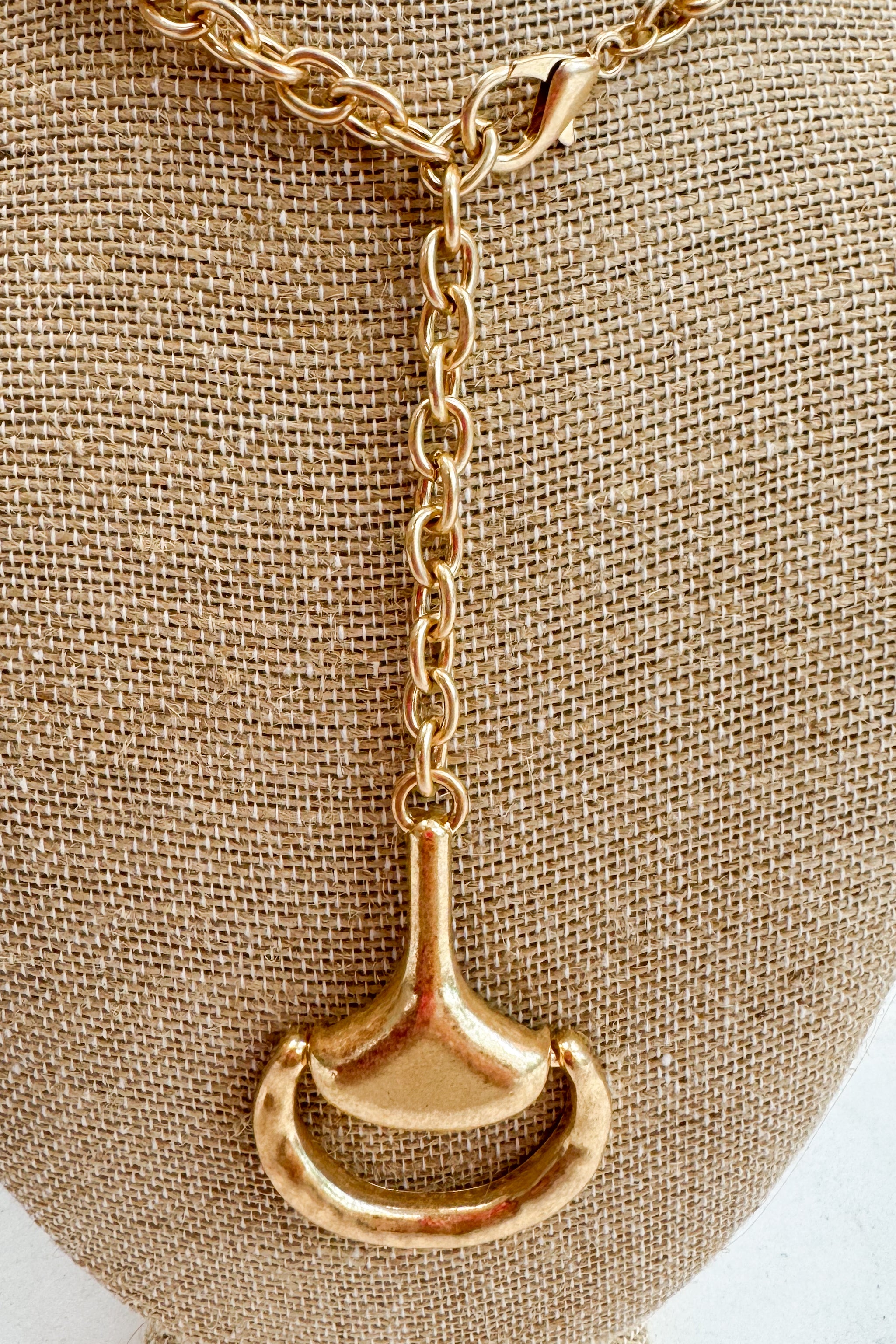 Lana Horsebit Pendant Adjustable Necklace