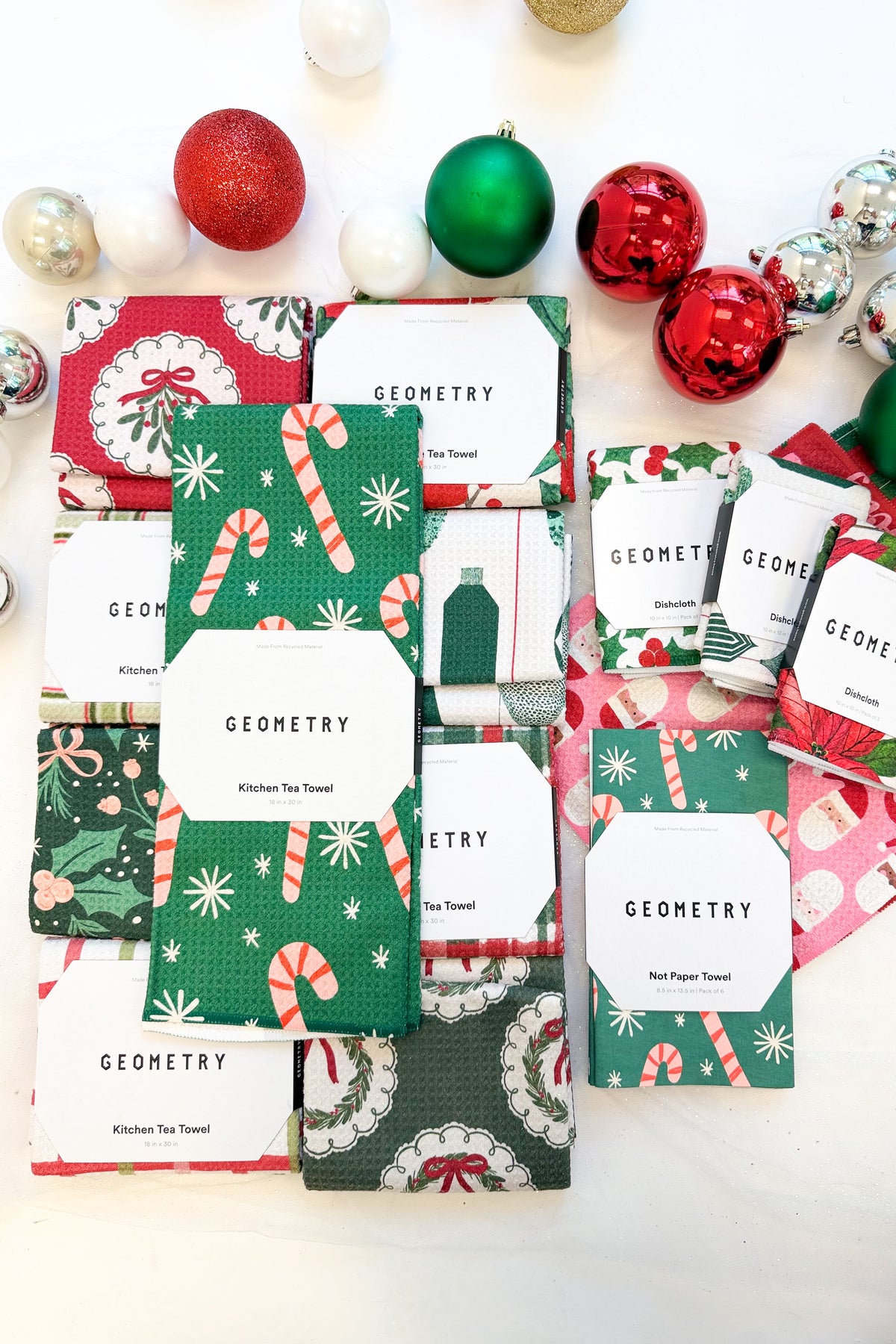 Geometry Holiday 2026 items against holiday background.