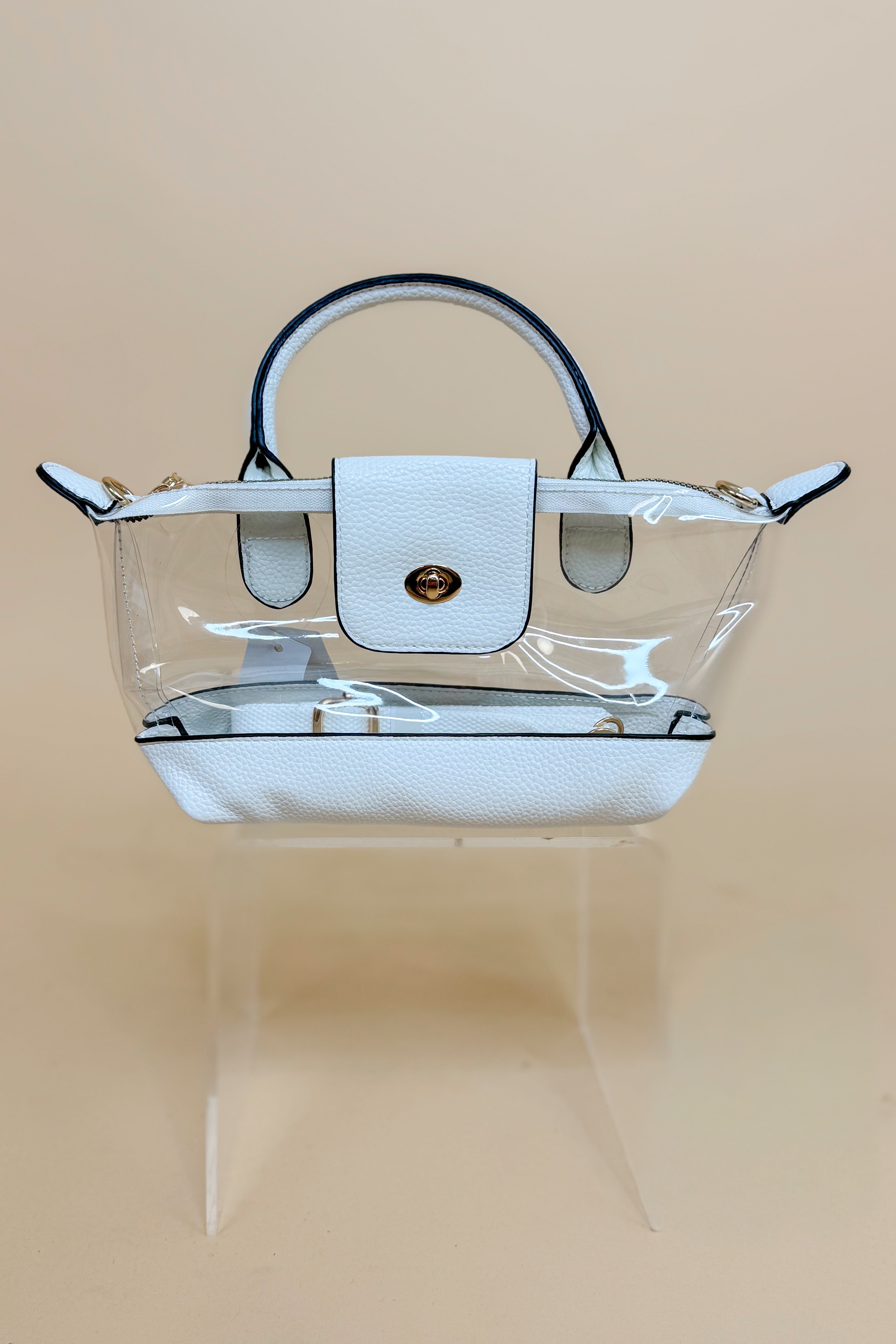 Stella Clear Mini Crossbody Bag With Handle