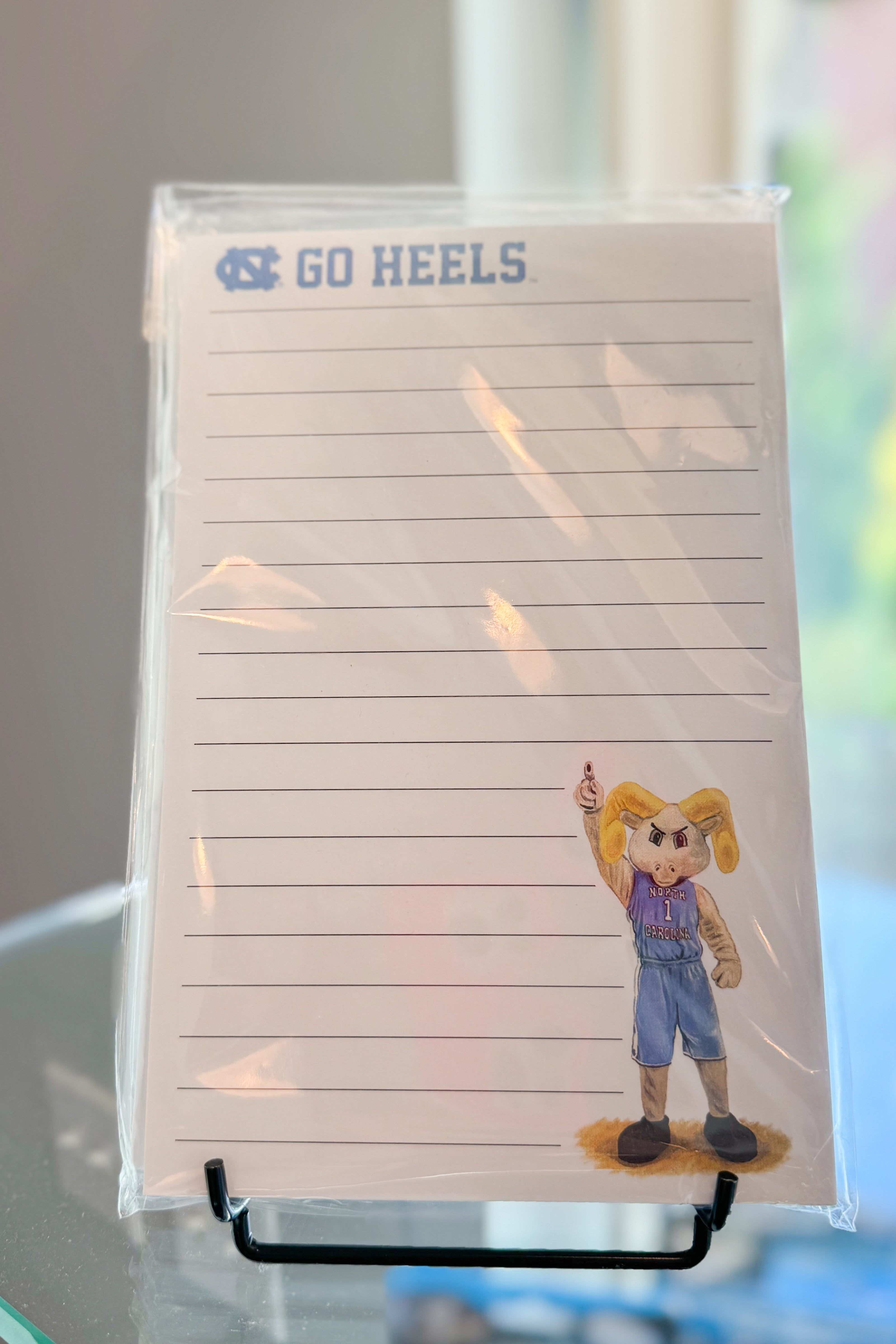 UNC Mascot 5x8 Notepad