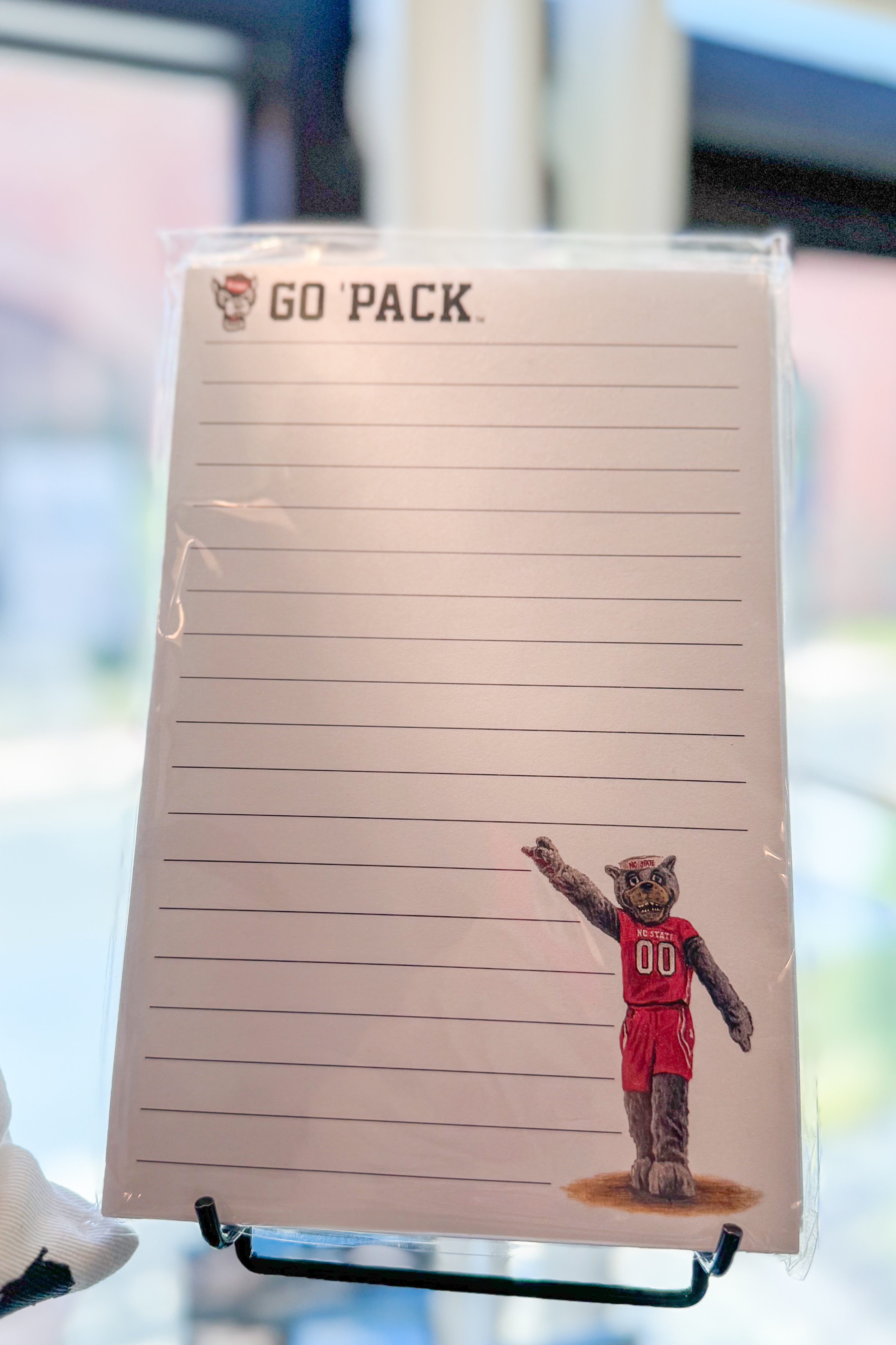 NC State Mascot 5x8 Notepad