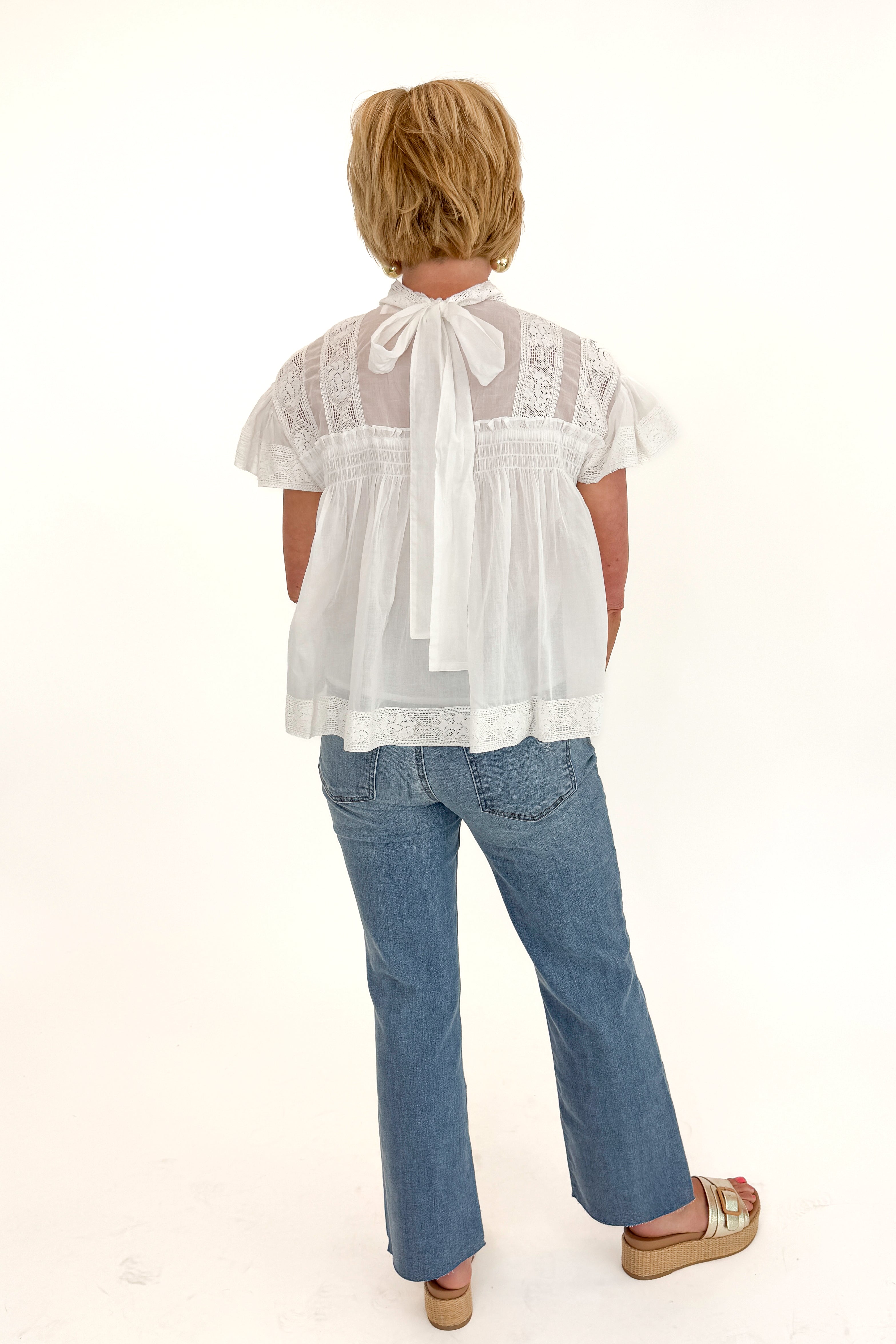 Back view of woman wearing Swagger Boutique&