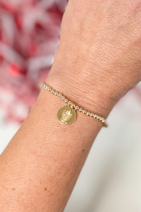 eCollegiate Classic Gold 3mm Bracelet