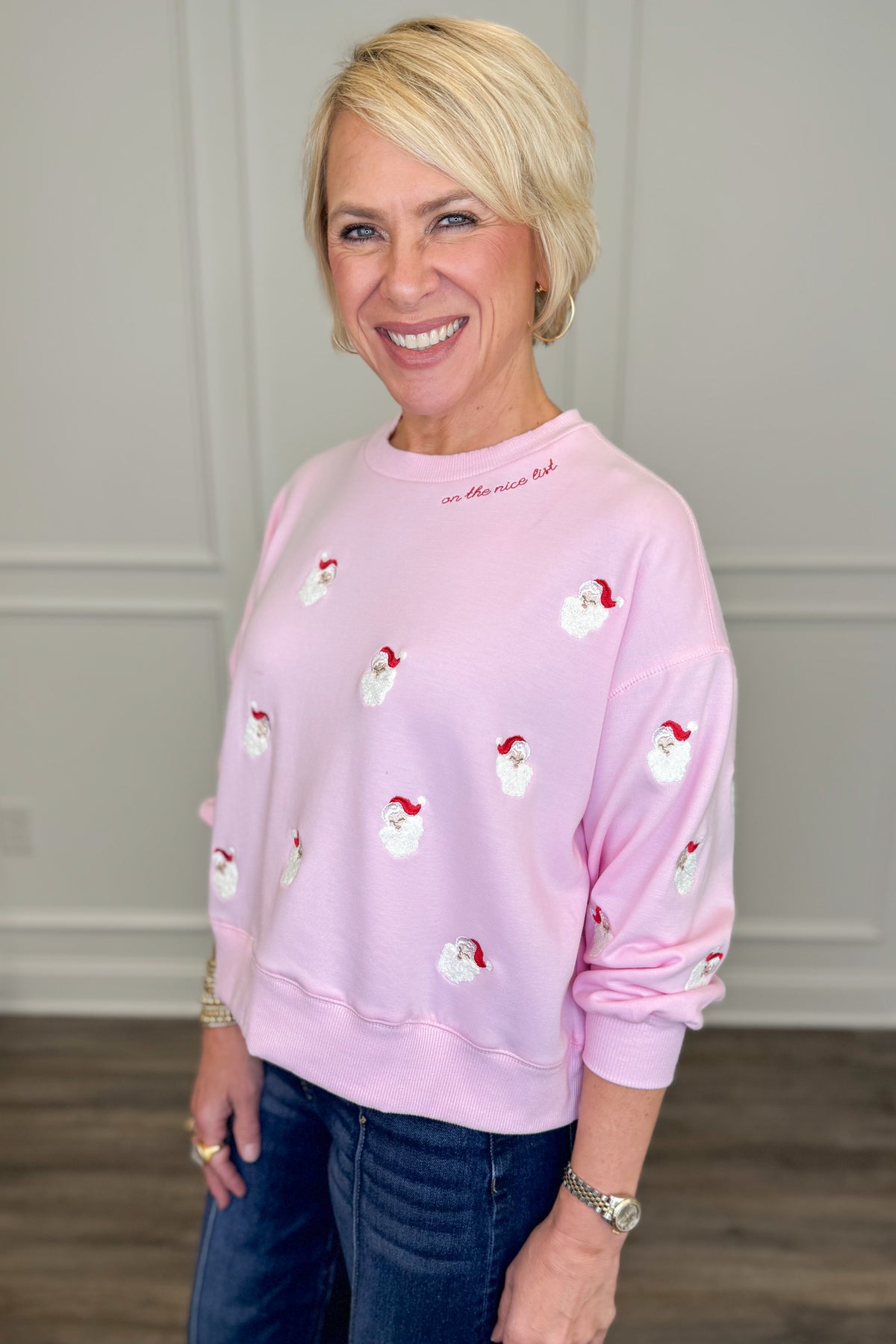 Millie Small Santas Sweatshirt