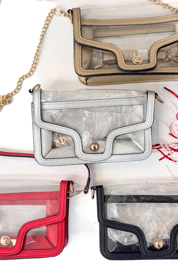 Game Day Stadium Clear Envelope Shoulder Bags