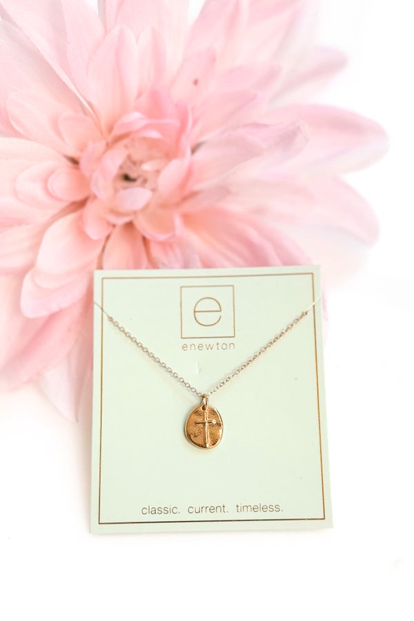 16&quot; Necklace Gold - Inspire Small Gold Charm by enewton