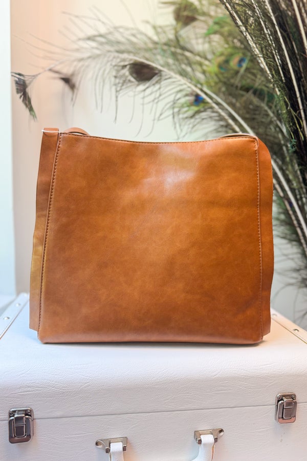 Joanna Medium Tote in Butterscotch