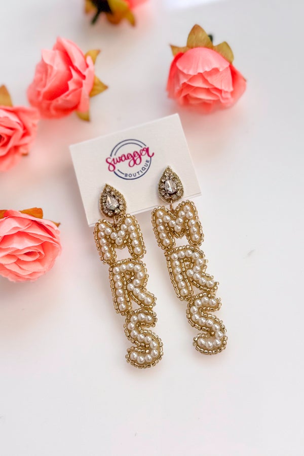 Mrs Earrings 3&quot;