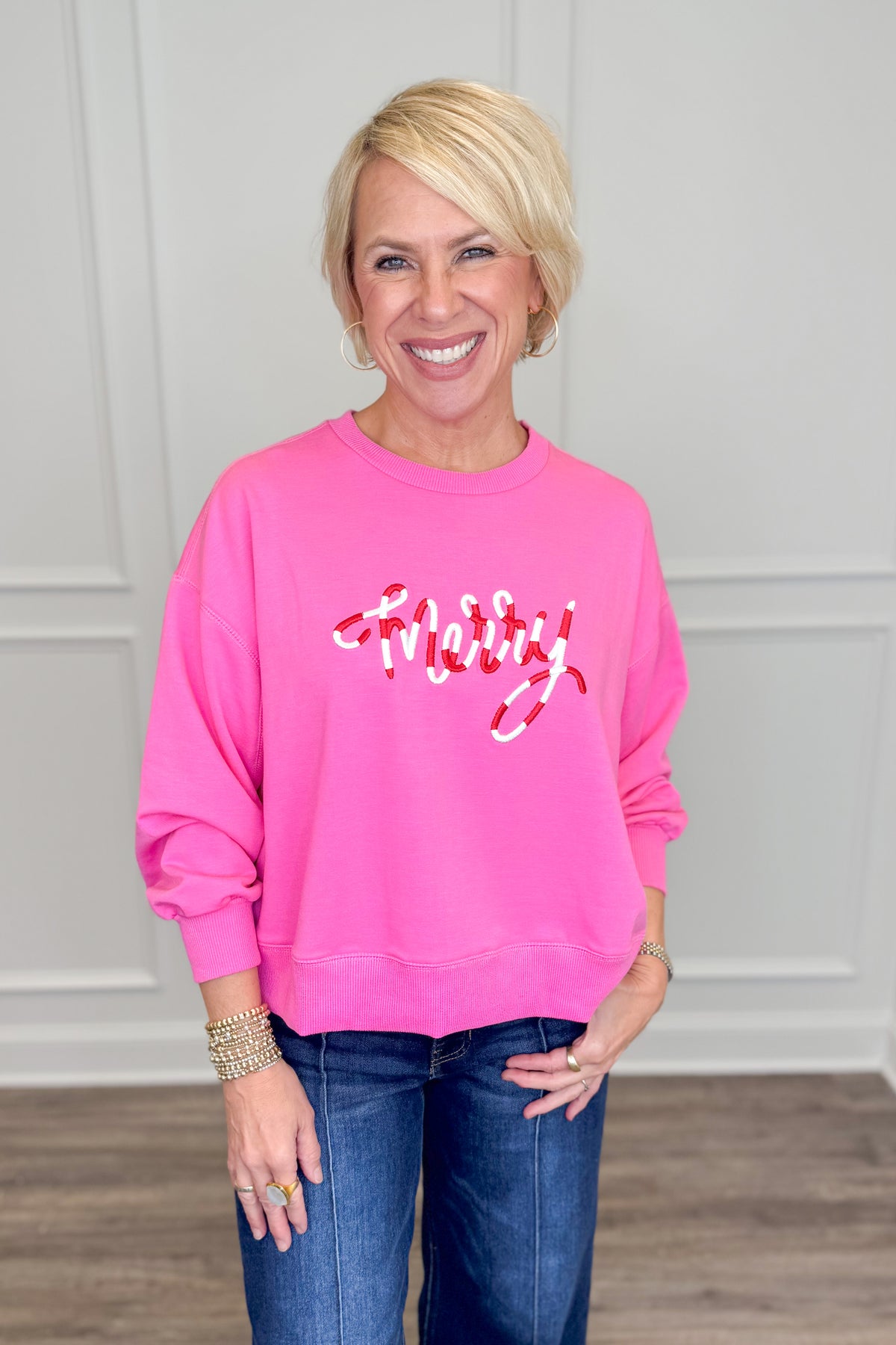 Millie Merry Corded Sweatshirt