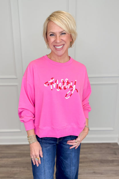 Millie Merry Corded Sweatshirt