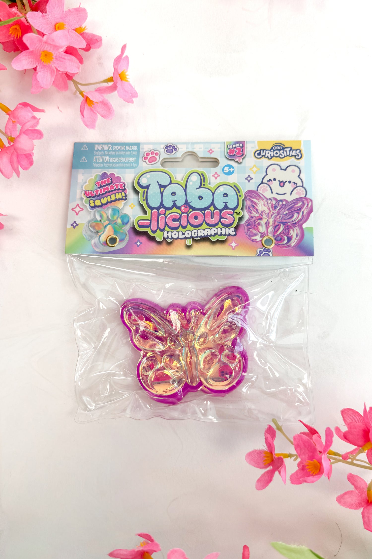 Butterfly-shaped toy with &