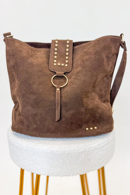 Rosemary Suede Bucket Bag