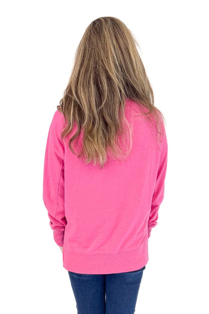 Weekender V-Neck In Island Pink by Z-Supply
