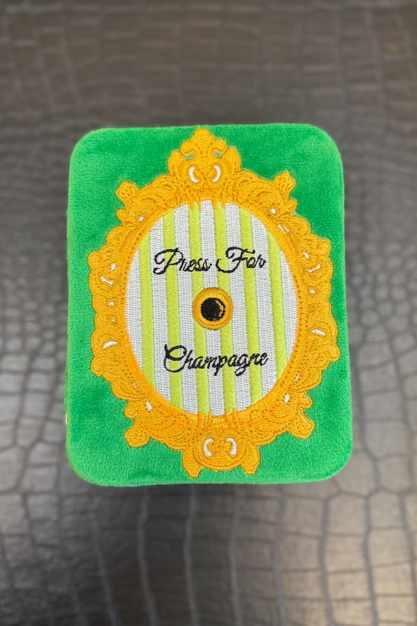 Press for Champagne Jewelry Zip Case