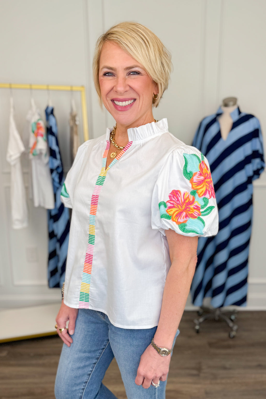 Model wearing Where I&