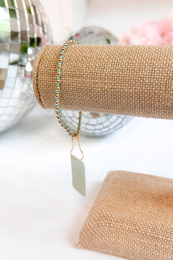 Hope Grateful Bracelet - Mint by e newton