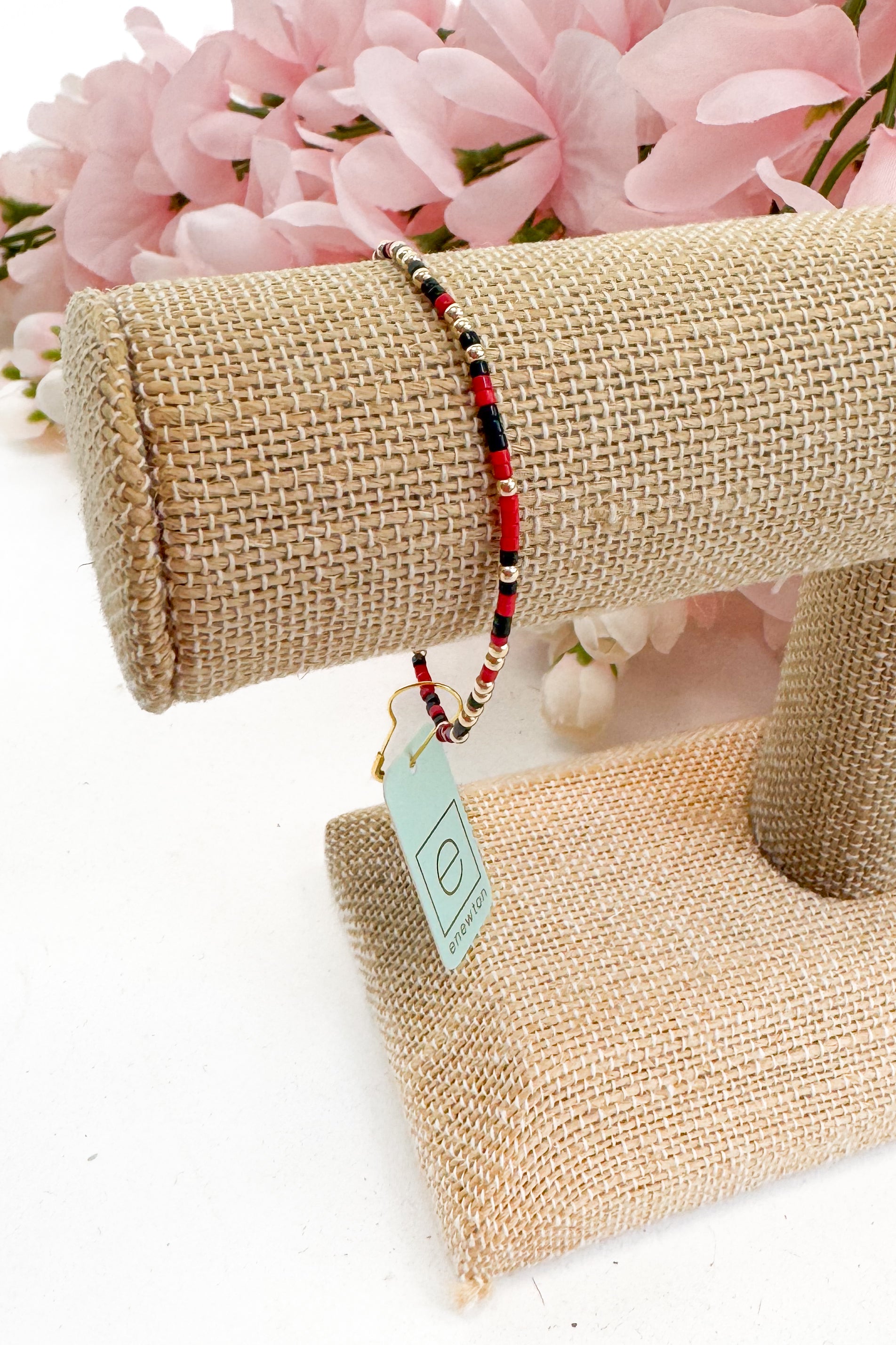 Gameday Hope Unwritten Bracelet Bright Red/Onyx by enewton