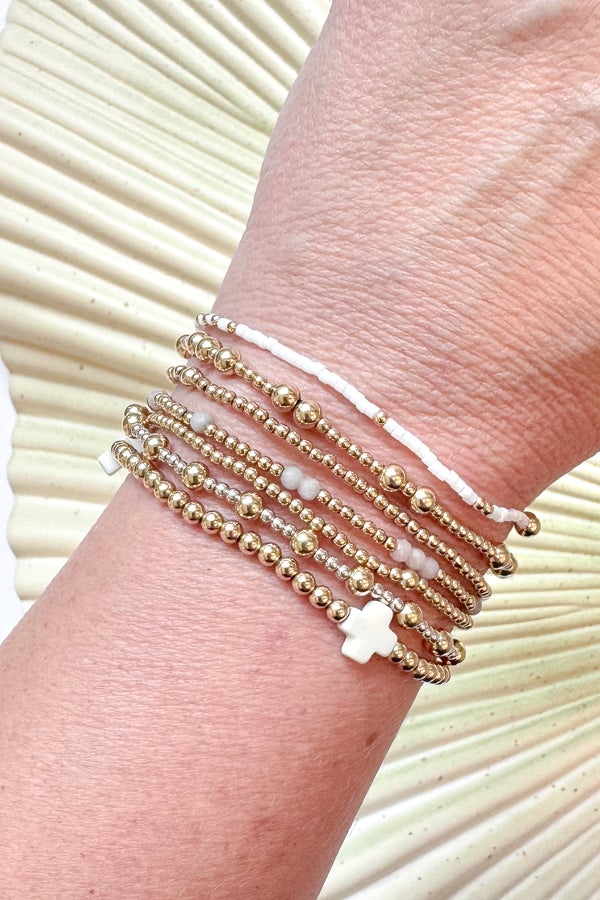 Hope Unwritten Bracelet - White by e newton
