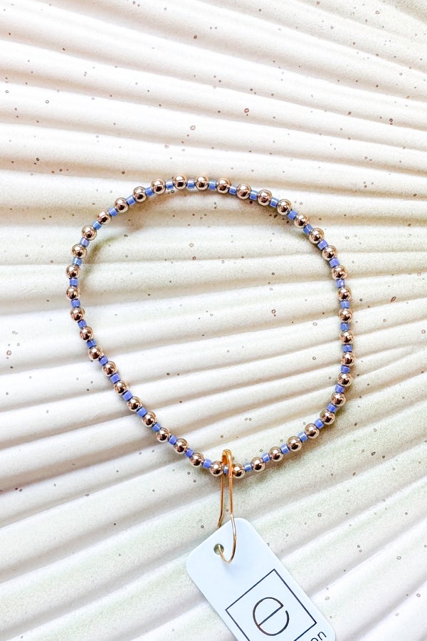 Hope Grateful Bracelet - Bright Blue by e newton