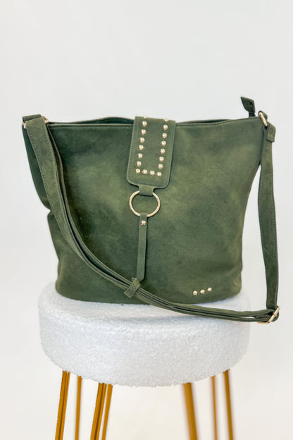 Rosemary Suede Bucket Bag
