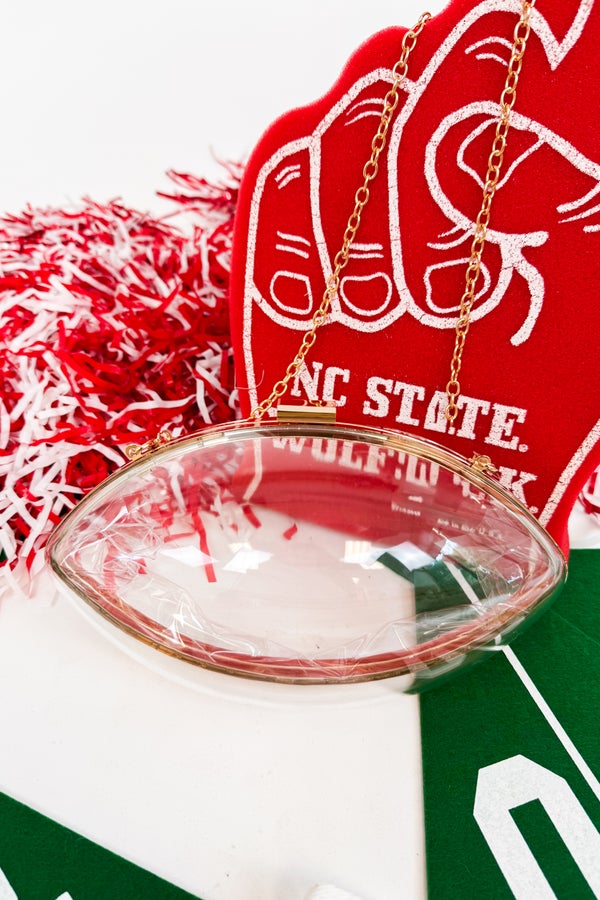 Clear Football Purse