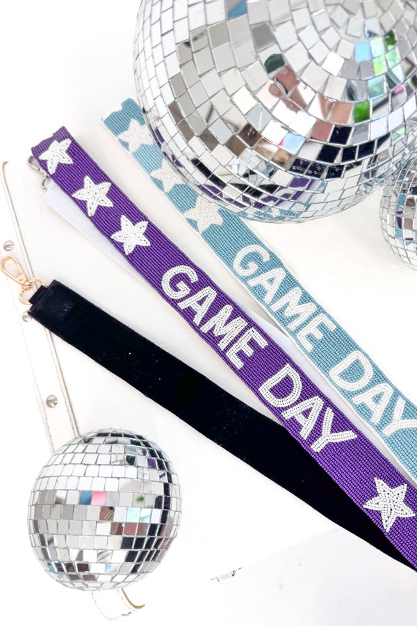 Game Day Beaded Bag Strap
