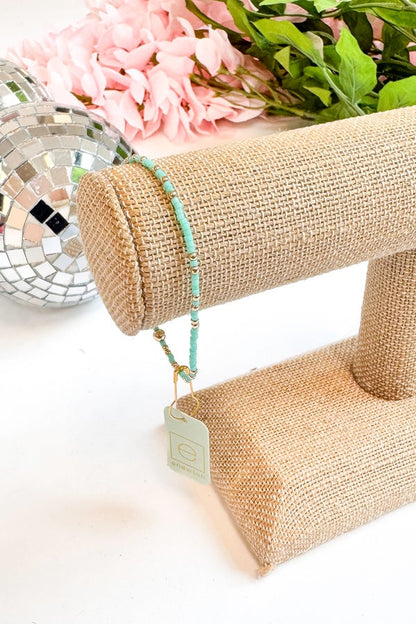 Hope Unwritten Bracelet - Mint by e newton