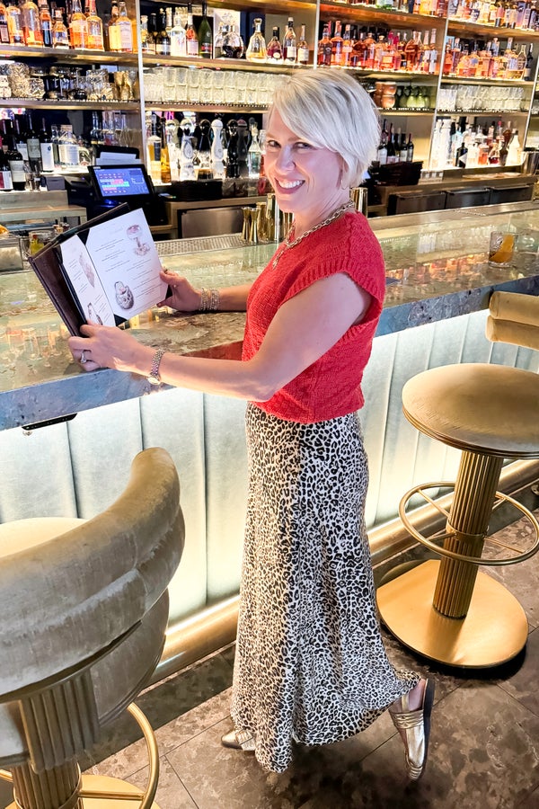 Hit The Jackpot Leopard Midi Skirt by TCEC