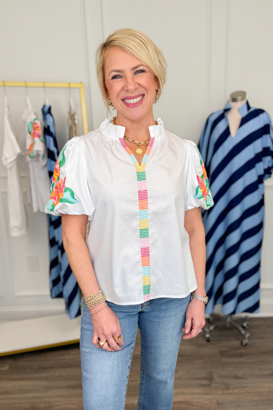 Model wearing Where I&