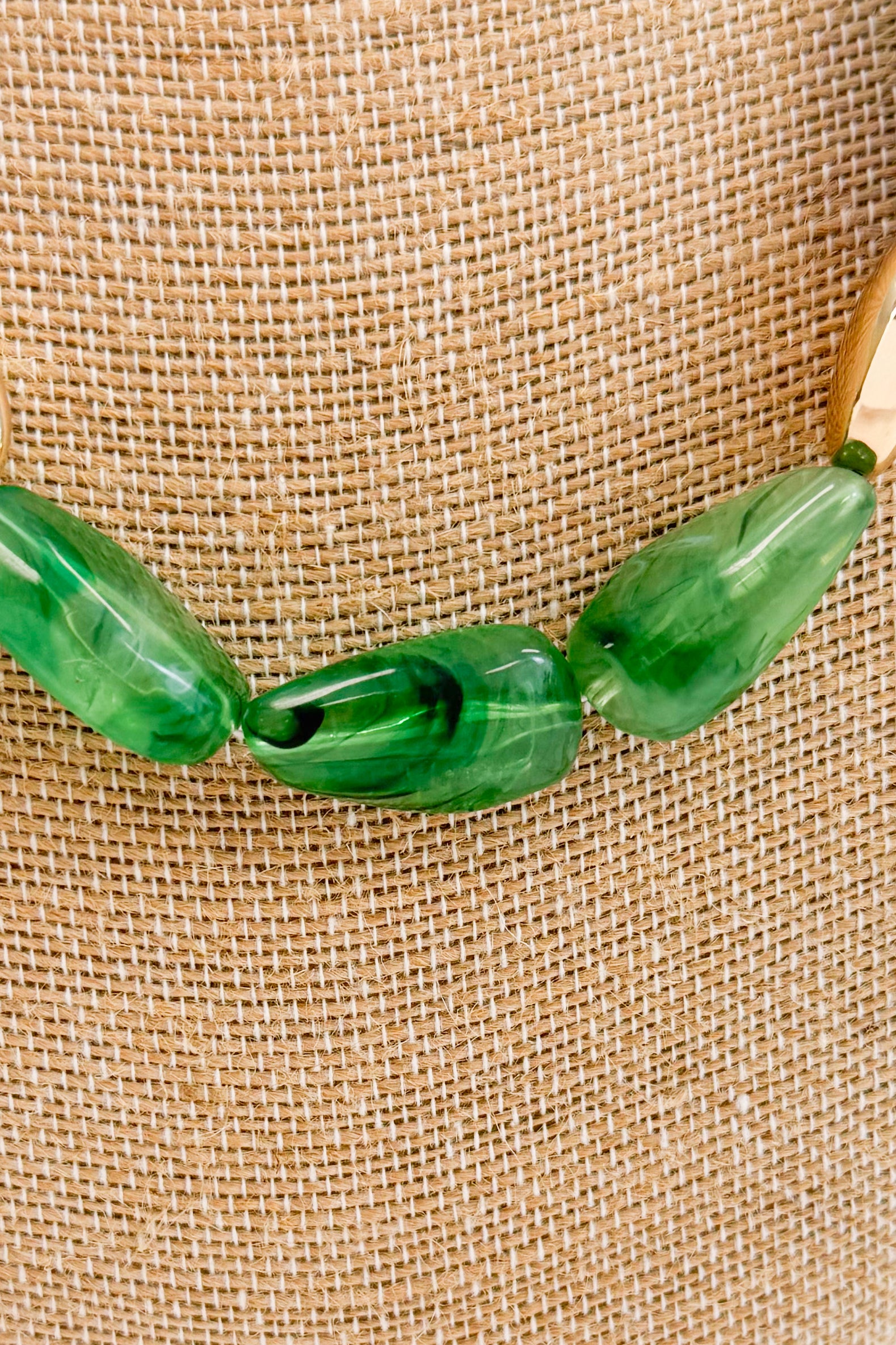 Taylor Organic Teardrop Accent Stone Necklace