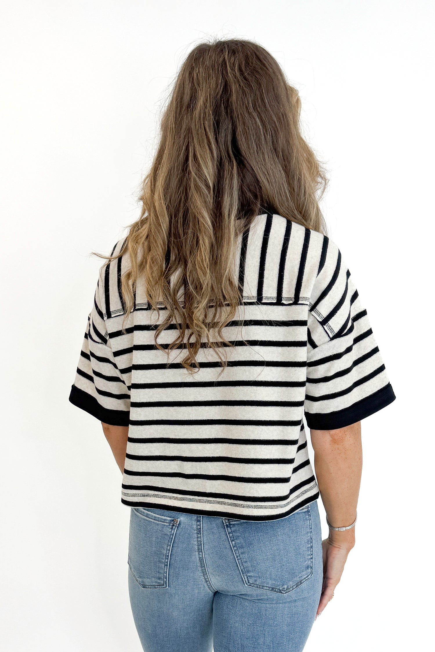 Back view of woman wearing Swagger Boutique&