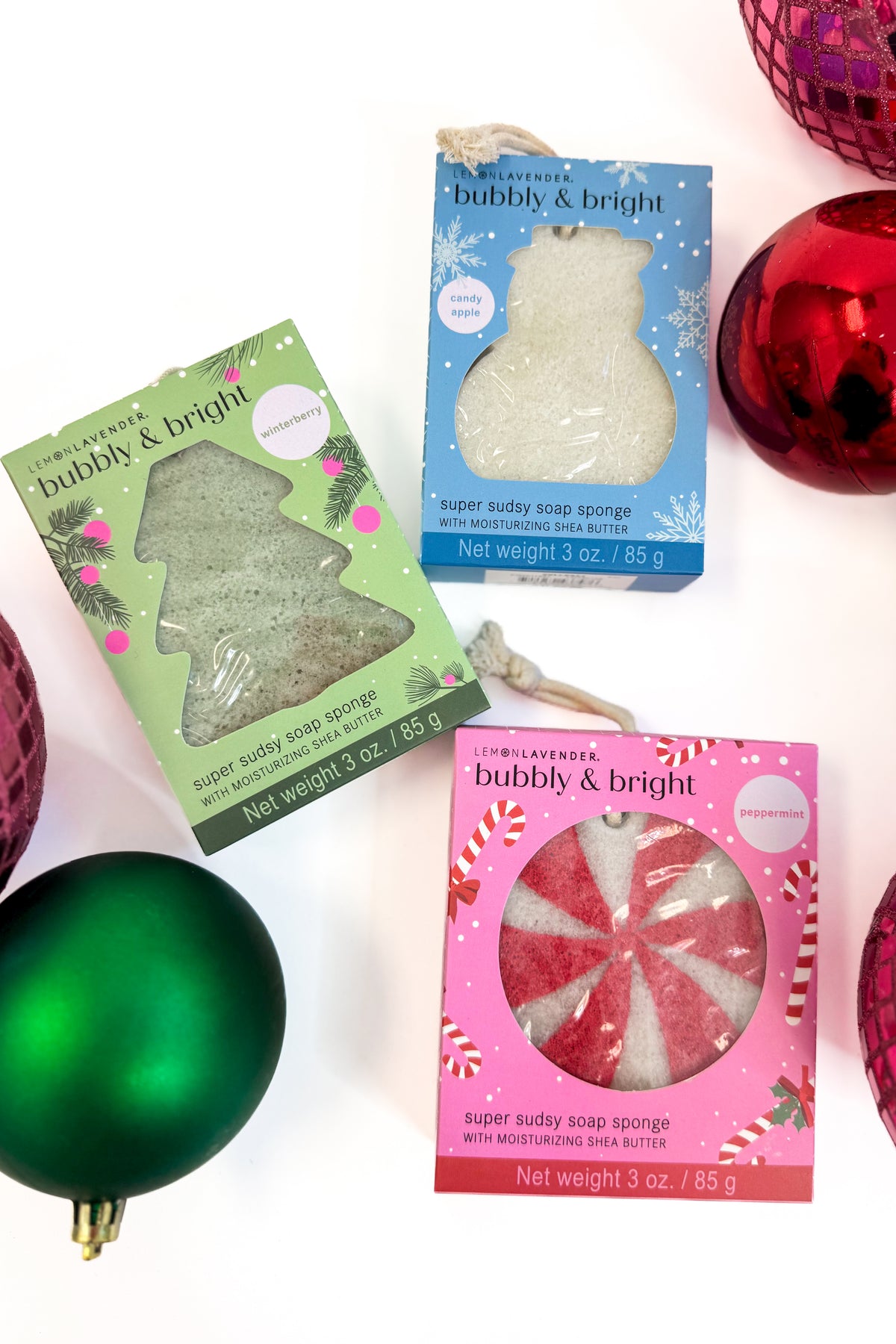 group shot of Bubbly &amp; Bright Super Sudsy Sponges