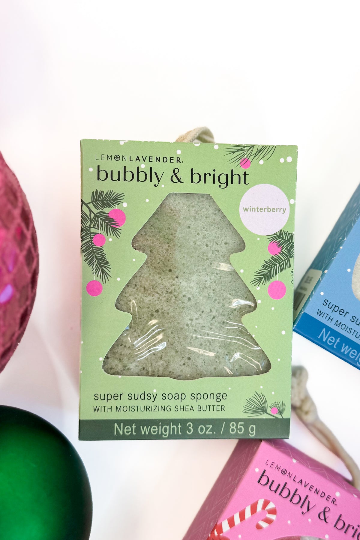 closeup of Bubbly &amp; Bright Super Sudsy Sponge tree