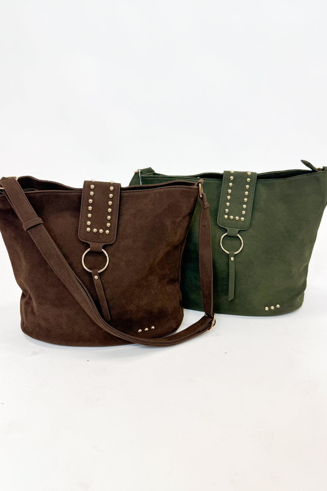 Rosemary Suede Bucket Bag
