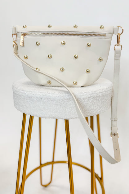 Westlyn Gold Studded Bum Bag