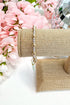 mixed metal enewton bracelet on burlap display