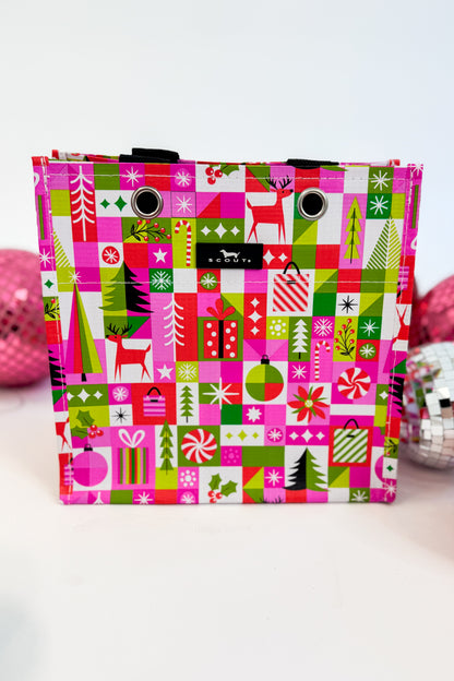 closeup of holiday remix Christmas 2026 Scout Small Gift Bag