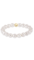 Pearl bracelet on a plain white background