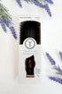 Teleties mini detangler packaging with lavender leaves on a white background