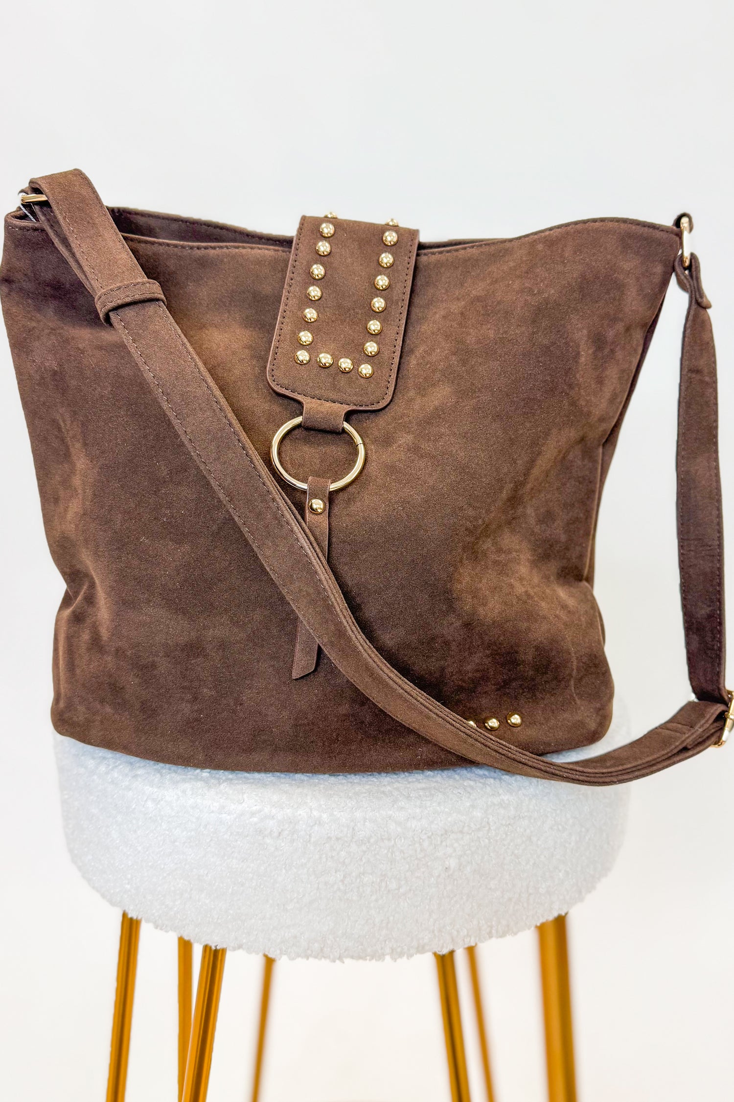 Rosemary Suede Bucket Bag