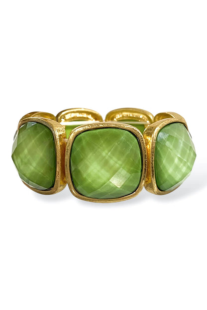 Sloan Square Stone Statement Bracelet