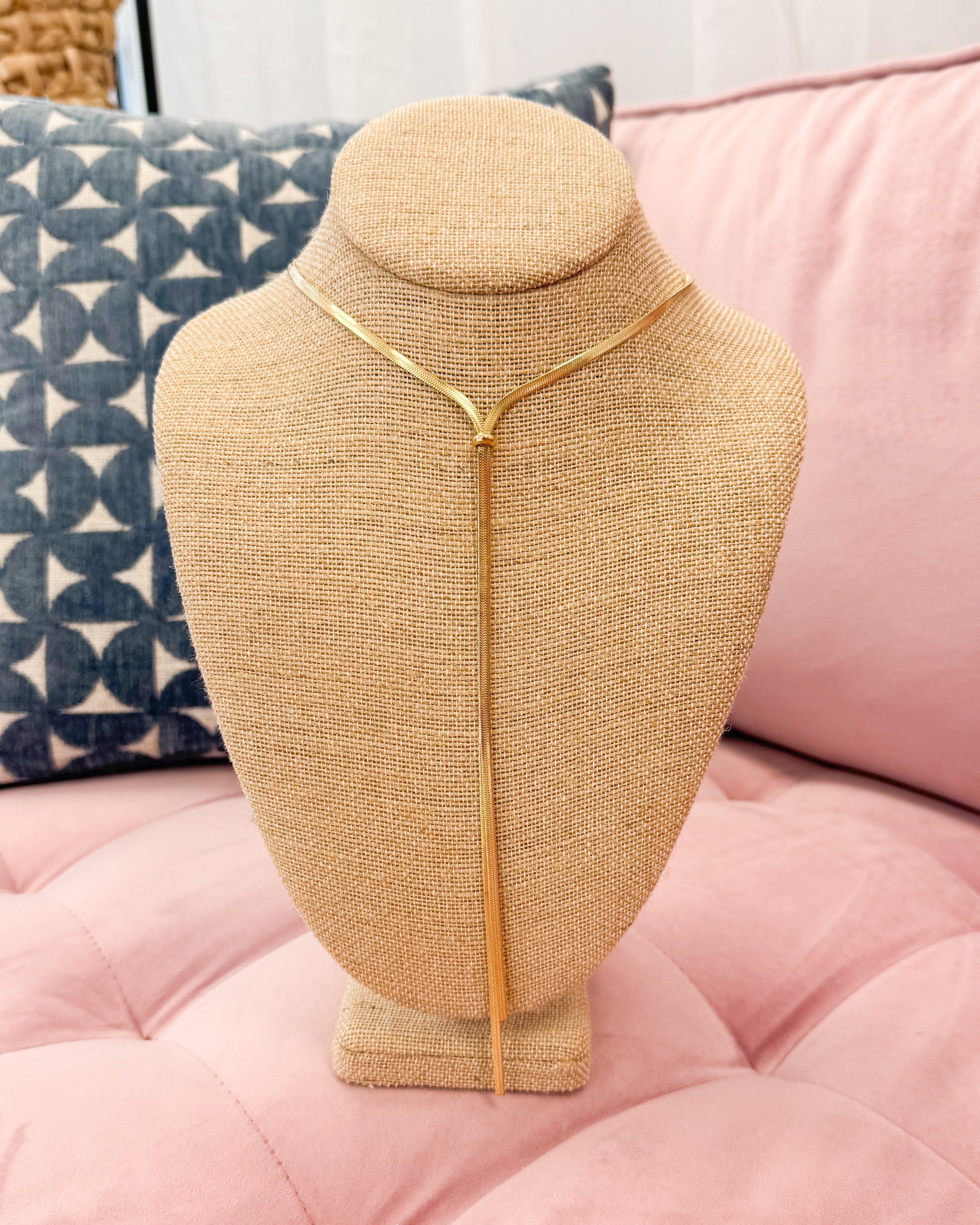 Zena Gold Snake Chain Necklace