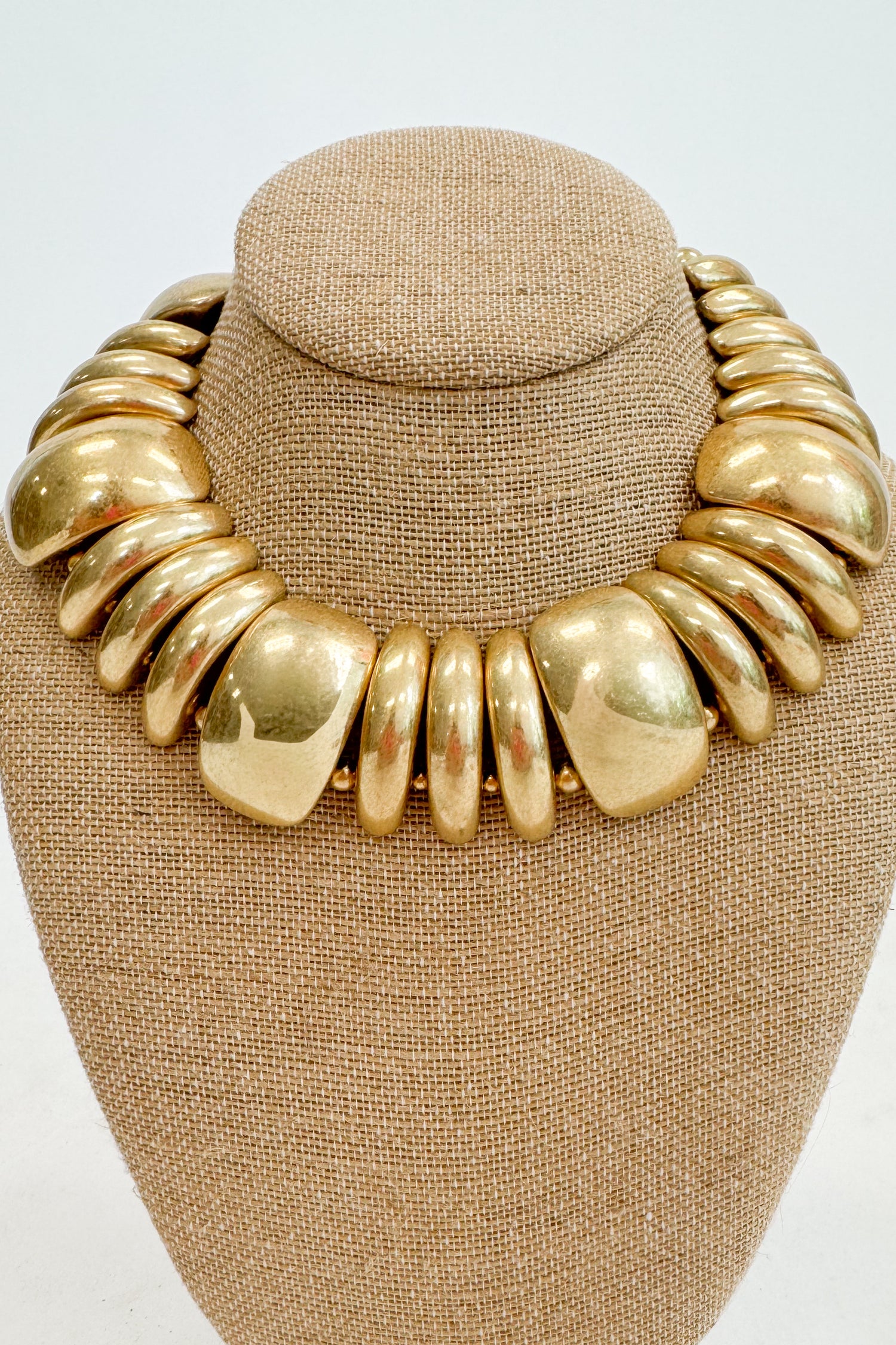 Ariana Vintage Multi Dome Shaped Necklace
