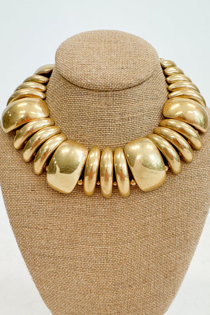 Ariana Vintage Multi Dome Shaped Necklace