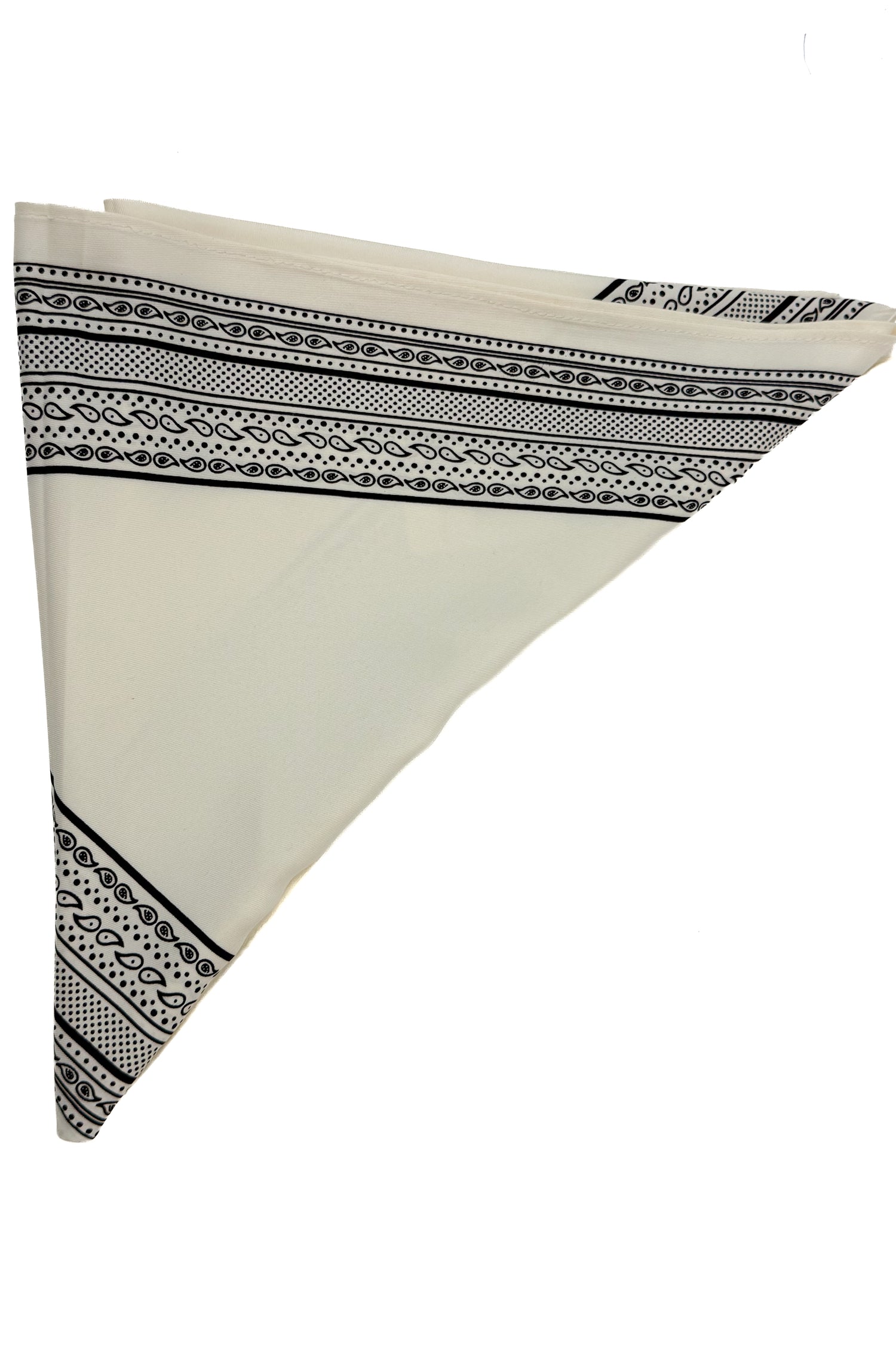 Cream Bandana Triangle Scarf