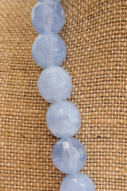 Taylor Organic Teardrop Accent Stone Necklace