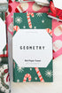 Geometry Sweet Candy Not Paper Towels against holiday background.